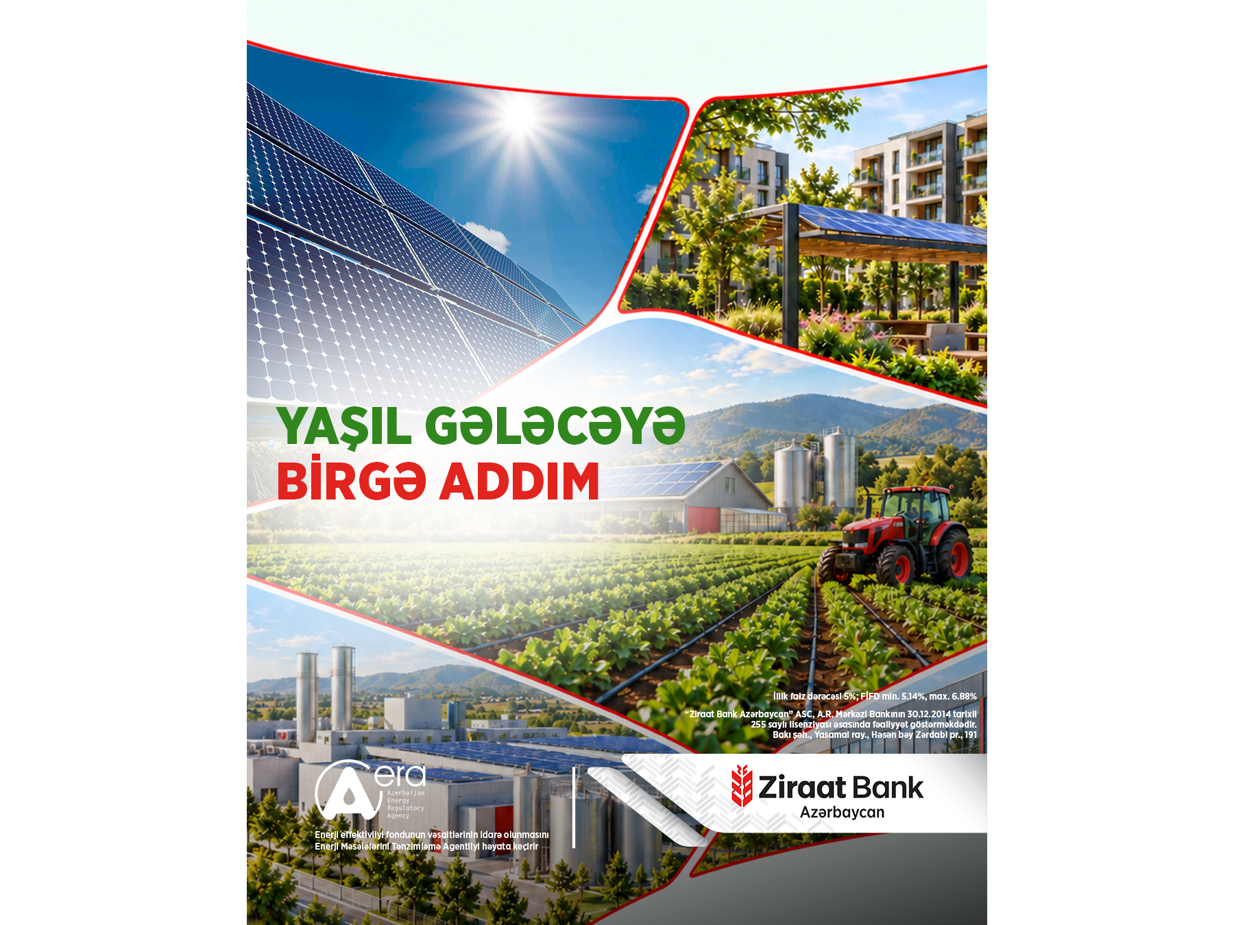 “Ziraat Bank Azərbaycan” enerji effektivliyi layihələri üçün güzəştli maliyyələşməyə başlayıb