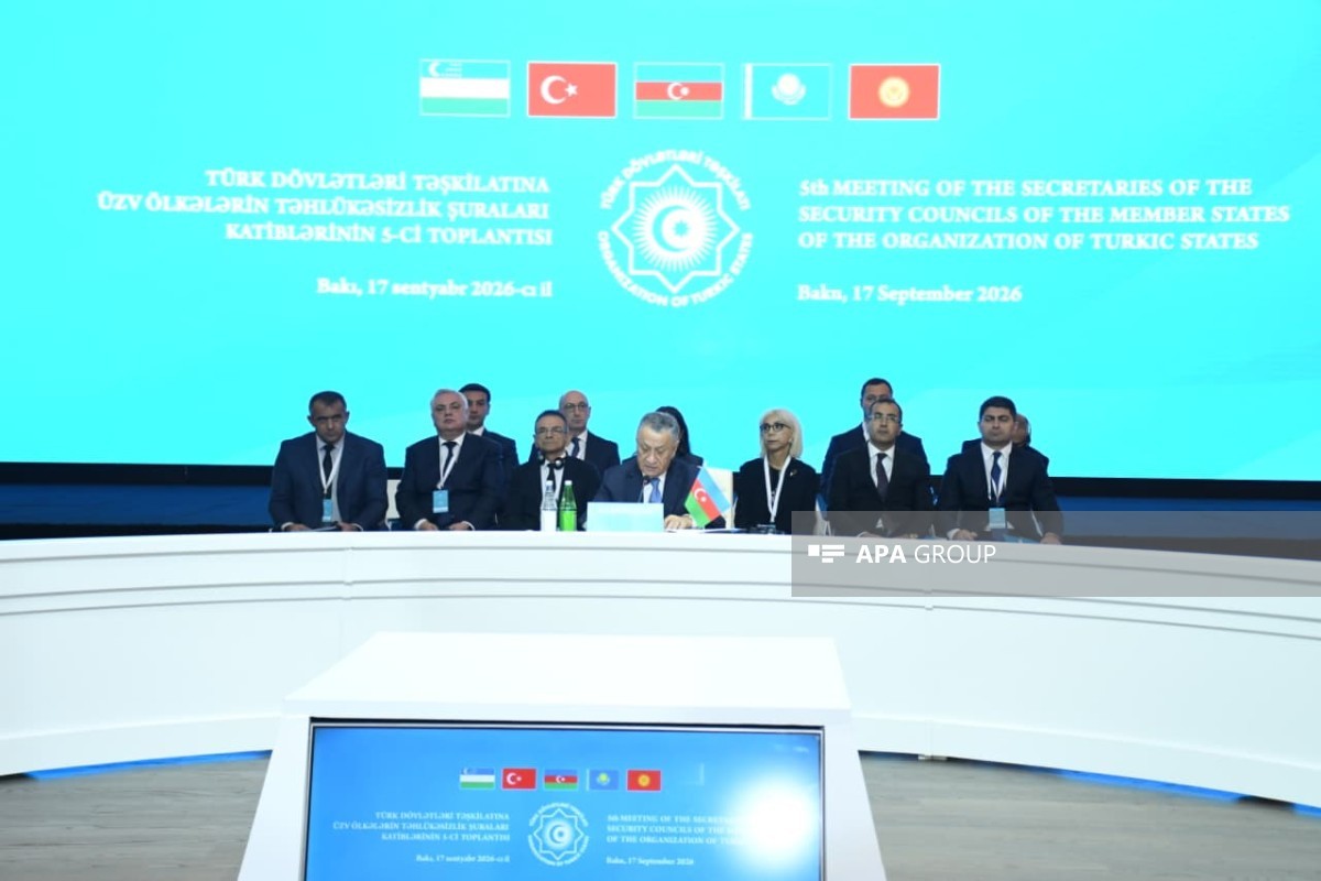 The 5th meeting of the Secretaries of Security Councils of the OTS member countries is being held in Baku - PHOTO