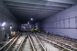 Metronun “Həzi Aslanov” stansiyasının dalanında əsaslı yenidənqurma işləri yekunlaşmaq üzrədir - FOTO 