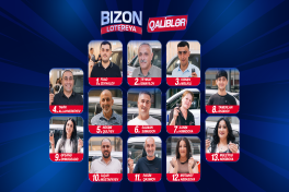 Bizon “13 həftə, 13 avtomobil” lotereyasını uğurla yekunlaşdırdı – 13 qalib avtomobilinə qovuşdu - FOTO 