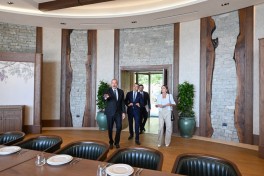 Prezident İlham Əliyev Şamaxıda “Meysari Grand Hotel & SPA” kompleksinin açılışında iştirak edib - YENİLƏNİB 