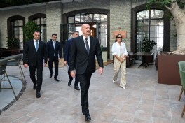 Prezident İlham Əliyev Şamaxıda “Meysari Grand Hotel & SPA” kompleksinin açılışında iştirak edib - YENİLƏNİB 