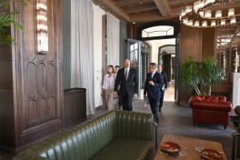 Prezident İlham Əliyev Şamaxıda “Meysari Grand Hotel & SPA” kompleksinin açılışında iştirak edib - YENİLƏNİB 