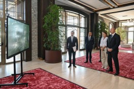 Prezident İlham Əliyev Şamaxıda “Meysari Grand Hotel & SPA” kompleksinin açılışında iştirak edib - YENİLƏNİB 