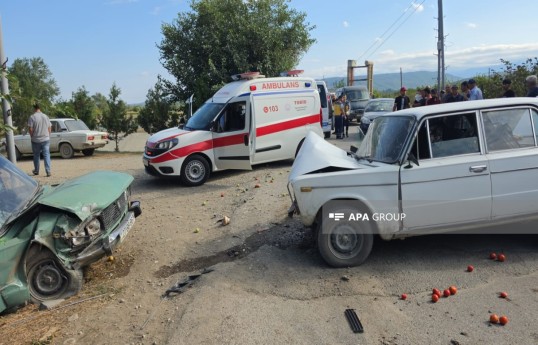 Qubada yol qəzasında 5 nəfər xəsarət alıb - FOTO  - YENİLƏNİB 