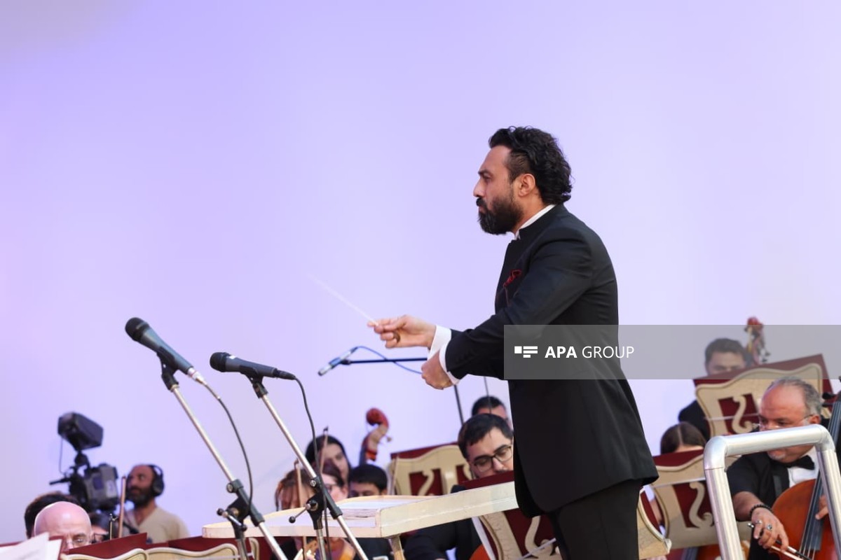 Üzeyir Hacıbəyli XVIII Beynəlxalq Musiqi Festivalının açılışı olub - FOTO