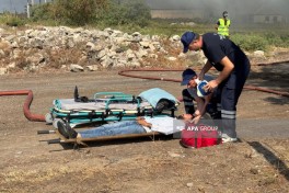 FHN-in Muğan Regional Mərkəzi kompleks mülki müdafiə təlimi keçirib - FOTO 