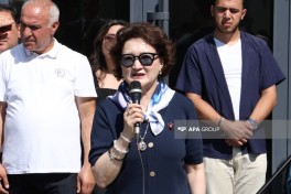 XVIII Beynəlxalq Musiqi Festivalı çərçivəsində açıq havada konsert proqramı nümayiş olunub - FOTO 