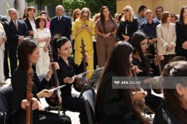 XVIII Beynəlxalq Musiqi Festivalı çərçivəsində açıq havada konsert proqramı nümayiş olunub - FOTO 