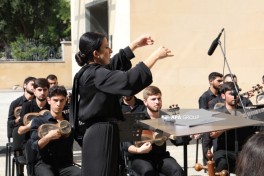 XVIII Beynəlxalq Musiqi Festivalı çərçivəsində açıq havada konsert proqramı nümayiş olunub - FOTO 