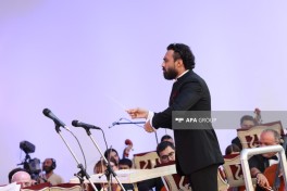 Üzeyir Hacıbəyli XVIII Beynəlxalq Musiqi Festivalının açılışı olub - FOTO 