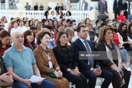 Üzeyir Hacıbəyli XVIII Beynəlxalq Musiqi Festivalının açılışı olub - FOTO 