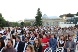 Üzeyir Hacıbəyli XVIII Beynəlxalq Musiqi Festivalının açılışı olub - FOTO 