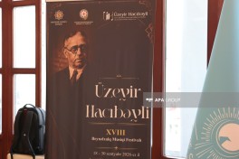 Üzeyir Hacıbəyli XVIII Beynəlxalq Musiqi Festivalının açılışı olub - FOTO 