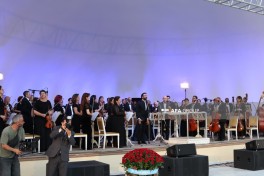 Üzeyir Hacıbəyli XVIII Beynəlxalq Musiqi Festivalının açılışı olub - FOTO 