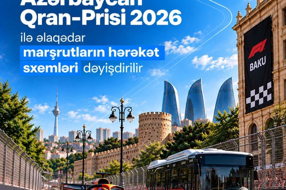 “Formula-1”lə əlaqədar 26 avtobus marşrutunun hərəkət sxemi dəyişdirilir