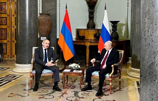 Paşinyan Putinlə Ermənistan dəmir yollarının konsessiyası məsələsini müzakirə etmək istəyir