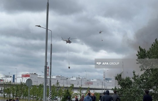 Moskvada azərbaycanlıların da çalışdığı “Sadovod” bazarı dron hücumuna məruz qalıb