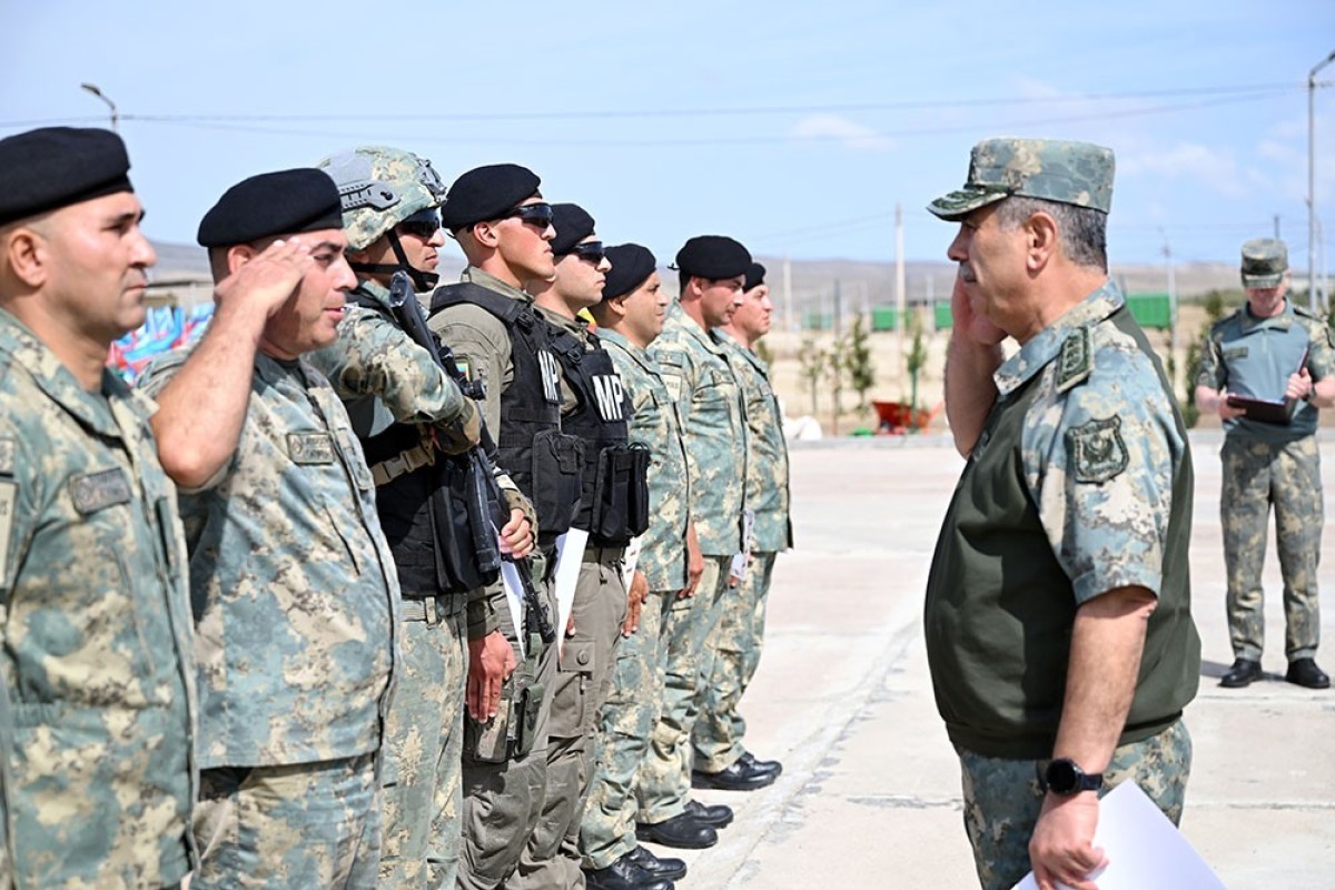 Leadership of Ministry of Defense visits FOB of OCC company of the Military Police Department