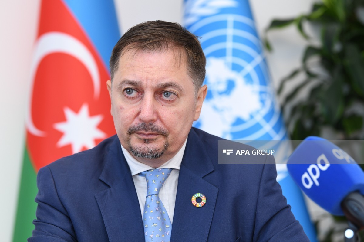 Dmitro Shlapachenko, newly appointed UN Resident Coordinator in Azerbaijan