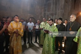 Alban-Udi dini icmasının nümayəndələri Gəncəsər Monastır Kompleksini ziyarət edib - FOTO  - YENİLƏNİB 