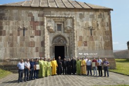 Alban-Udi dini icmasının nümayəndələri Gəncəsər Monastır Kompleksini ziyarət edib - FOTO  - YENİLƏNİB 