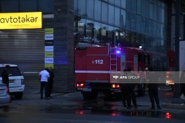 Bakıda yaşayış binasında yanğın söndürülüb - YENİLƏNİB-1  - FOTO 