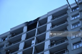 Bakıda yaşayış binasında yanğın söndürülüb - YENİLƏNİB-1  - FOTO 