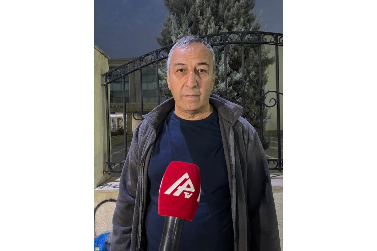 Ağdərə rayonunun Çapar kəndinə qayıdan keçmiş məcburi köçkün Nəcəf Cəfərov
