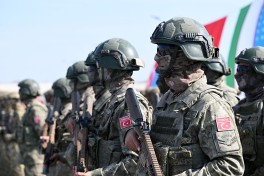 Xocavənddə Azərbaycan, Türkiyə və Özbəkistan hərbçilərinin birgə təliminin açılışı olub - VİDEO