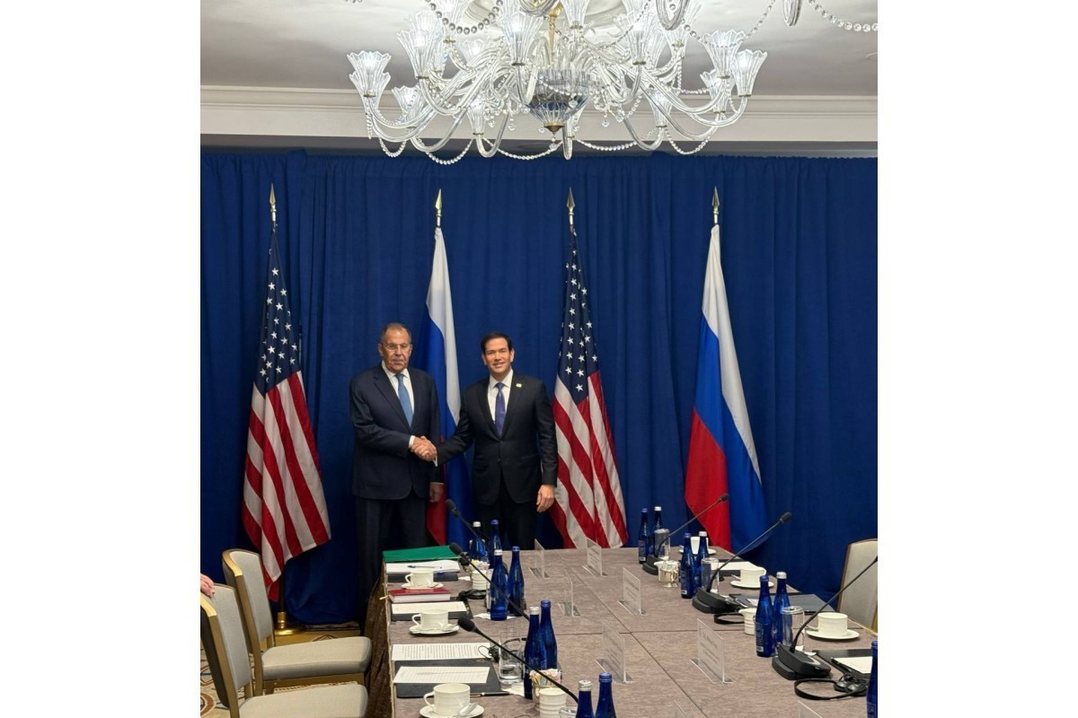 Russian Foreign Minister Sergey Lavrov and Marco Rubio, US Secretary of State