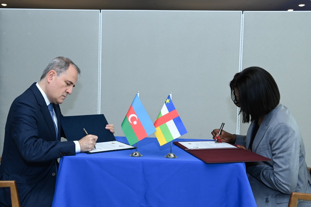 Azərbaycan və Mərkəzi Afrika Respublikası arasında diplomatik əlaqələr yaradılıb