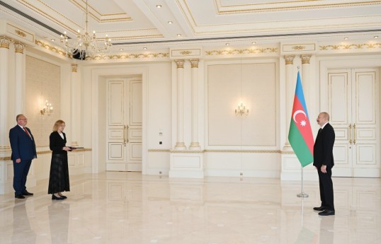 Prezident İlham Əliyev Estoniyanın yeni səfirini qəbul edib