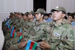Səfərbərlik Xidməti Bərdədə gənclər üçün tədbir keçirib - FOTO 