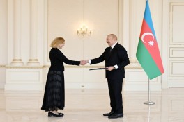 Azərbaycan Prezidenti Estoniyanın yeni səfirini qəbul edib - FOTO 