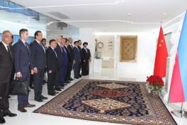 Pekində Trans-Xəzər Beynəlxalq Nəqliyyat Marşrutu üzrə yüksəksəviyyəli görüş keçirilib