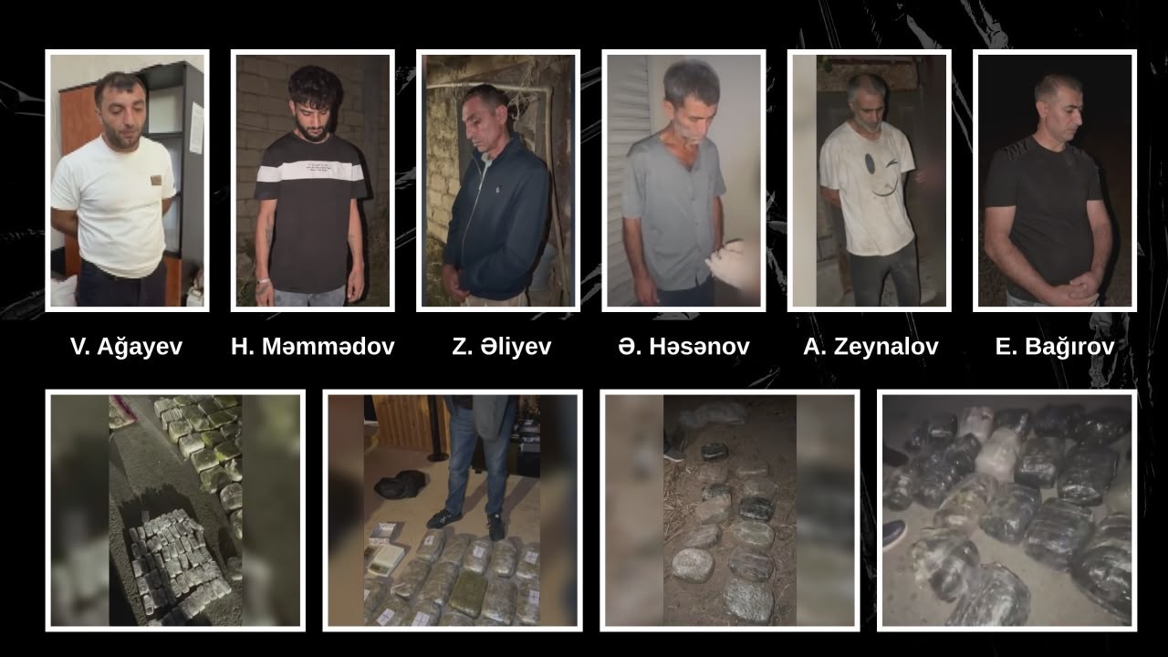 Narkotik əməliyyatlarında 6 nəfər tutulub