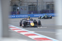 Bakıda Formula 2 üzrə sərbəst yürüş başa çatıb - YENİLƏNİB  - FOTO 