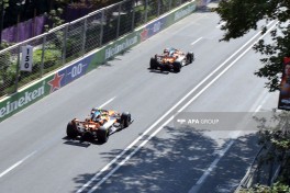 Bakıda Formula 1 üzrə Azərbaycan Qran-Prisində sərbəst yürüşə start verilib - FOTO 