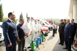 FHN-in Qarabağ Regional Mərkəzi nümunəvi mülki müdafiə məşqi keçirib