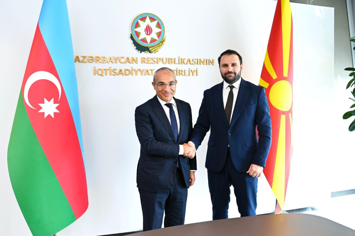 Azərbaycanla Şimali Makedoniya arasında iqtisadi əməkdaşlığın genişləndirilməsi müzakirə edilib