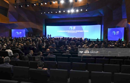Bakıda İkinci Azərbaycan Beynəlxalq İnvestisiya Forumunun açılış mərasimi keçirilib - FOTO 