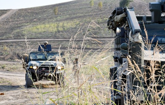 MN: Azərbaycan, Türkiyə və Özbəkistan hərbçiləri taktiki fəaliyyətləri yerinə yetirib