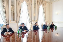 Prezident İlham Əliyev Tacikistanın Baş nazirini qəbul edib