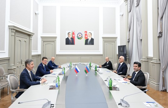 Şahin Mustafayev Novakla iqtisadi əlaqələri müzakirə edib