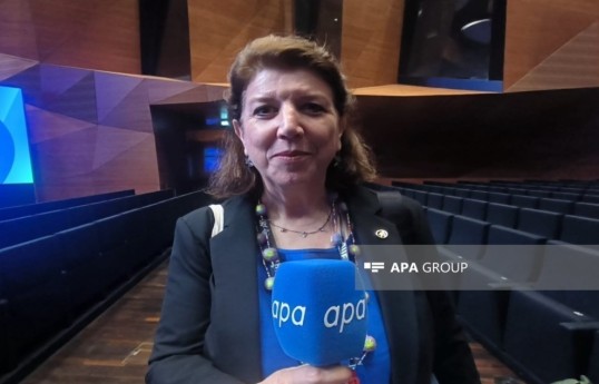 UN-Habitat-ın Azərbaycandakı Ölkə Proqramının rəhbəri Anna Soave