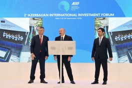 “Minkənd” Kiçik Su Elektrik Stansiyasının açılışı olub, “Tekstil Klasteri” layihəsi üzrə istehsal müəssisəsinin təməli qoyulub