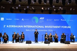 İkinci Azərbaycan Beynəlxalq İnvestisiya Forumu çərçivəsində qala gecəsi təşkil edilib - FOTO 