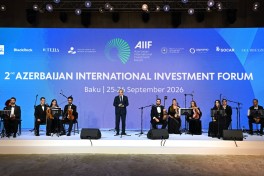 İkinci Azərbaycan Beynəlxalq İnvestisiya Forumu çərçivəsində qala gecəsi təşkil edilib - FOTO 