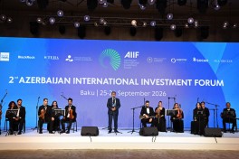 İkinci Azərbaycan Beynəlxalq İnvestisiya Forumu çərçivəsində qala gecəsi təşkil edilib - FOTO 
